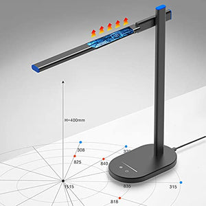 XIANGGUI 1983 Dimmable LED Desk Lamp with USB Port - 3 Color Modes, 7 Brightness Levels