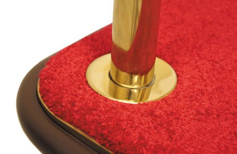 High Quality Titanium Gold Plated Hotel Luggage Cart Bellman Cart Trolley service MCL208T