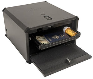 Liberty Safe Biometric Smart Handgun Vault (HDX-350) Heavy Duty, 15 Finger Print Memory