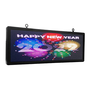 P6 Outdoor Full Color WiFi Scrolling Led Display 40"x18'' High Brightness LED Advertising Sign display Programmable Led sign
