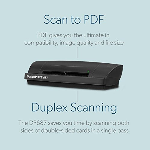 DocketPORT DP687 w/ABBYY Business Card Reading Software