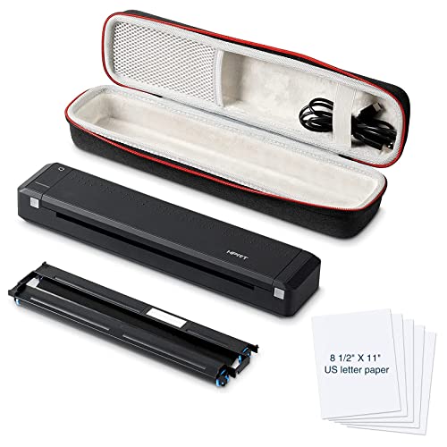 HPRT MT800 Portable Thermal Transfer Printer for Travel,300dpi High Resolution,Wireless Printer for Android and iOS Phone, Compatible with Windows,Linux and MAC, Suitable for Mobile Office.
