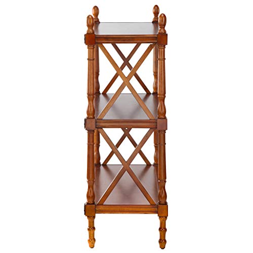 Design Toscano DE30301 Parliament Open Bookcase Collection: 3-Shelf, Cherry