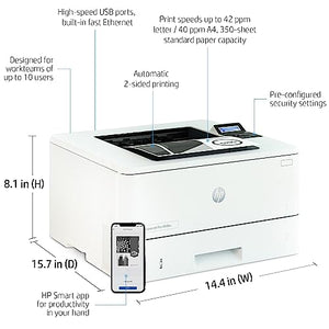 HP Laserjet Pro 4001dw Wireless Monochrome Laser Printer