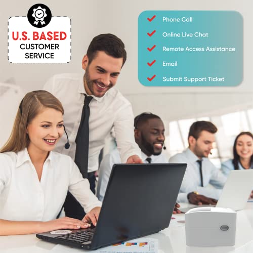 Arkscan 2054K-LAN Ethernet Network Shipping Label Printer for Windows Mac Chromebook Android Support Amazon Ebay Etsy Shopify ShipStation Stamps.com UPS USPS FedEx, Roll & Fanfold 4x6 Direct Thermal