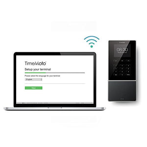 TimeMoto TM-616 - Time Clock with RFID Reader for up to 200 Users - Including Employee Management Software