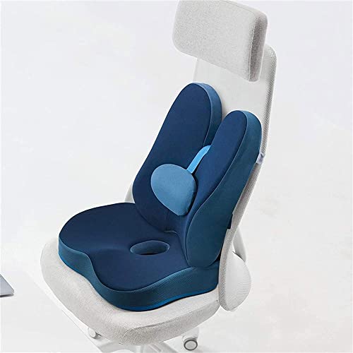XARONF Memory Foam Seat Cushion for Office Chair - Orthopedic Back & Butt Pillow