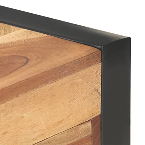 Computer Desk 43.3” Workstation Office Desk Computer Table Study Writing Desk for Office Home, with Leg Bars,Industrial Style