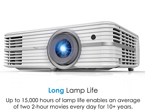 Optoma UHD50 True 4K Ultra High Definition DLP Home Theater Projector for Entertainment and Movies with Dual HDMI 2.0 and HDR Technology