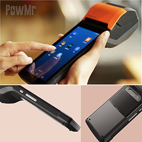 58mm Thermal Printer POS Receipt Printer with Android 7.1 OS 5.45" Touch Screen, Support 4G, Bluethooth, Wi-Fi Compatible with Loyverse iREAP and CashStock for Sales Retail Printer