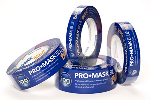 IPG ProMask Blue with BLOC-It, Premium 14-Day Masking Tape, 0.70" x 60 yd, Blue, (Single Roll)