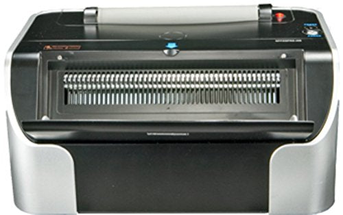 Tamerica OfficePro-46E Electric Coil Binding Machine, 25mm Binding Capacity, 20 Sheets (20lb) Punching Capacity, 11.7" (A4) Punching Length, 6.35mm Hole Pitch, 4mm Hole Spec, No Foot Pedal Included
