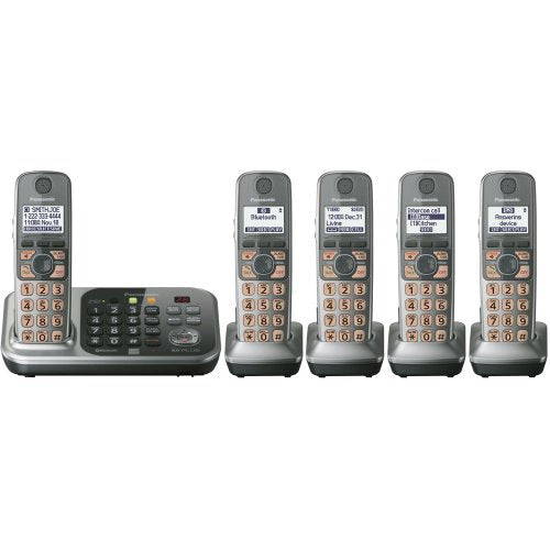 Panasonic KX-TG7745S Link2Cell Bluetooth Cellular Convergence Solution with 5 Handset (Discontinued By Manufacturer)