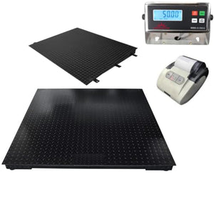 Liberty Scales 48" x 48" Pallet Size Floor Scale with Smart Digital Indicator - 2500 lbs Capacity