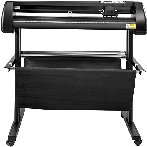 VEVOR Vinyl Cutter 34Inch Vinyl Cutter Machine Manual Vinyl Printer LCD Display Plotter Cutter Sign Cutting with Signmaster Software and Accessories