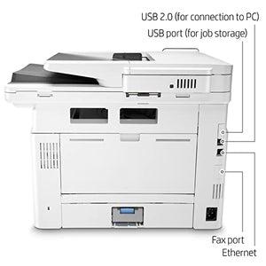 HP Laserjet Pro MFP M428 fdw All-in-One Wireless Monochrome Laser Printer - Print Scan Copy Fax - 2.7" Touchscreen CGD, 40 ppm, 1200 x 1200 dpi, Auto 2-Sided Printing, 50-Sheet ADF, Ethernet