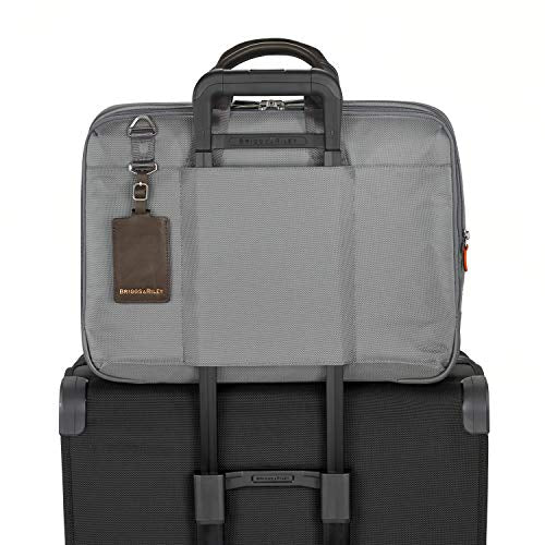 Briggs & Riley @ Work-Brief Briefcase, Gray, Large Expandable