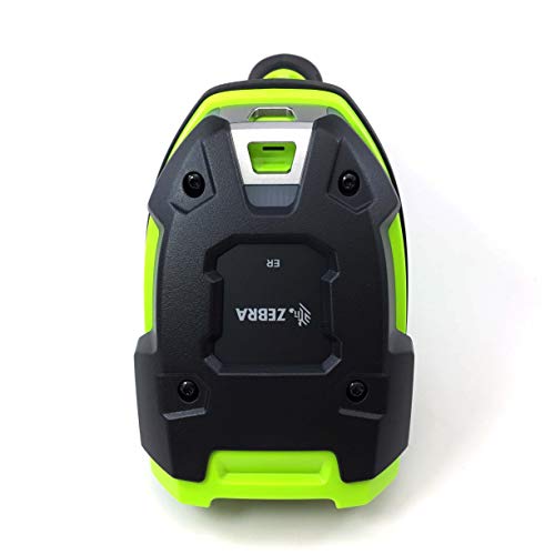 Zebra DS3608-ER (Extended Range) Ultra-Rugged Handheld Corded 2D Barcode Scanner/Imager Kit (1D, 2D, PDF417, QR Code), Includes Heavy Duty Stand and USB Cable (Renewed)