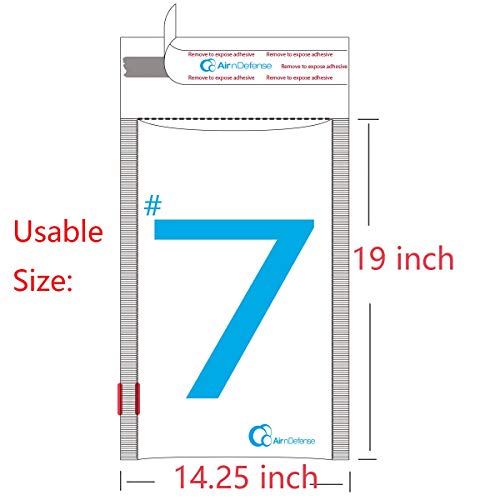 50/100/200/300/400/500 pcs #7 14.25x20 Kraft Bubble Padded Envelopes Mailers Shipping Bags AirnDefense (500)