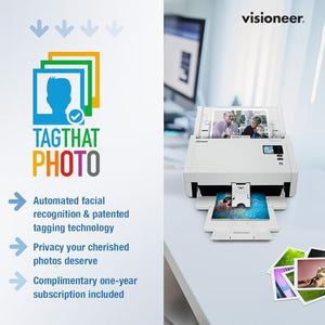 Visioneer High-Speed Color Photo and Document Scanner PH70, 600 dpi, USB, Auto Feed, ADF
