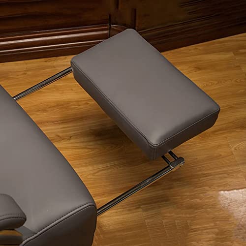 XiVue Genuine Leather Ergonomic Office Chair with Armrests and Adjustable Height