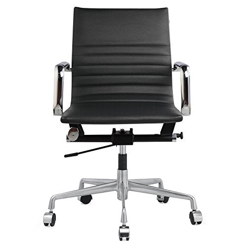 Meelano 348-BLK M348 Home Office Chair, Black