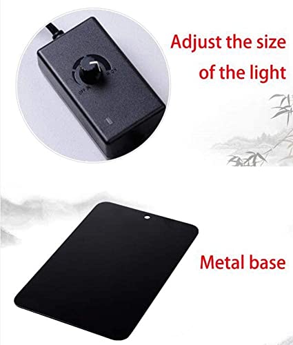 LED Magnifying Glass Lighted Magnifying Glass,10X Large Ultra Bright LED Page Magnifier,Plug-in Radio Magnifier with 36 LED Lights,for Reading Small Prints, Map, Coins and Jewelry