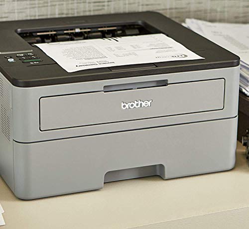 Brother Compact Monochrome Laser Printer, HL-L2350DW- Wireless Printing, Duplex Two-Sided Printing, Business Office Bundle, Amazon Dash Replenishment Ready, BROAGE 64GB USB PEN + 6Ft USB Printer Cable