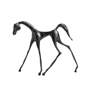 BinOxy Retro Chinese Abstract Horse Desktop Decoration