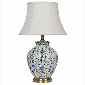505 HZB Ceramic Desk Lamp Bedroom Bedside Lamp Room Villa Desk Lamp