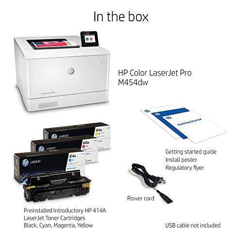 HP LaserJet Pro M454 M454dw Laser Printer - Color