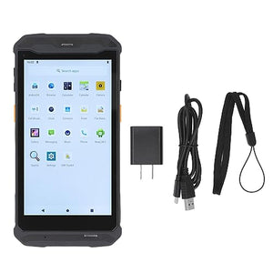 Yunseity PDA Handheld Computer, 13MP Rear Camera IPS Touch Screen Dual WiFi IP67 Mobile Data Terminal 8 Core 2.0GHz (US Plug)