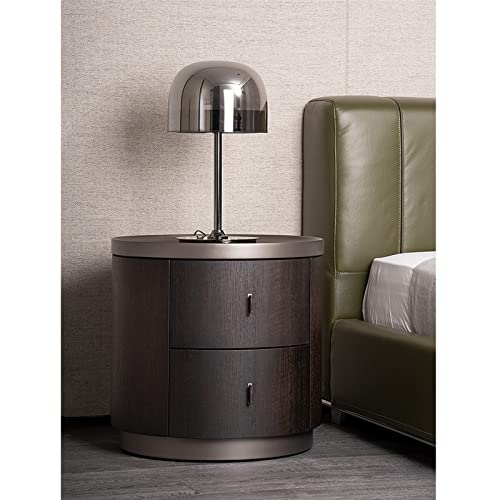 BinOxy Round Bedside Table Premium Sense Bedside Shelf