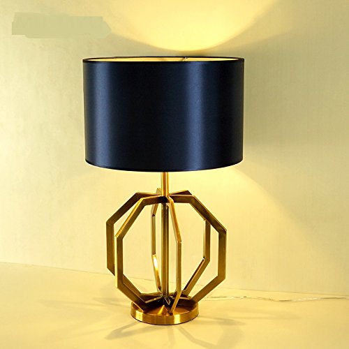 Designer rdesk lamp American bedroom bedside golden luxury study desk lamp personalized LO711010
