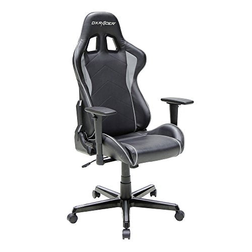 Dxracer Formula Series DOH/FH08/NG Newedge Edition Gaming Chair Ergonomic Computer Chair with pillows(Black/Grey)