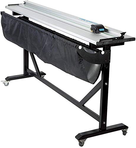 60 inch Wide Format Rotary Paper Trimmer Cutter Machine with Support Stand Aluminum Alloy