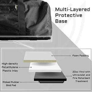 Xtreme Sight Line ~ Xecutive Transport Faraday Duffel Bag for Computer Towers and Other Large Electronics ~ Data Security for Executive Travel ~ Shoulder Strap Included ~ Tracking/Hacking Defense
