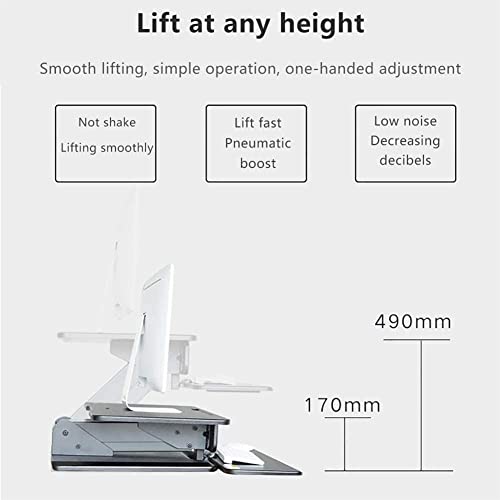 SMSOM Ergonomic Standing Desk Converter - Black