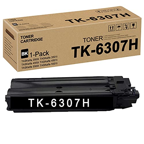 TK6307H TK-6307H 1T02LH0US2 Toner Cartridge (Black,1 Pack) Replacement for Kyocera TASKalfa 3500i 3501i 4500i 4501i 5500i 5501i Toner Kit Printer