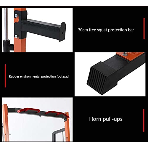 COUYY Squat Rack Weightlifting cage Barbell Bench Press Gantry Squat Rack Anti-Balance Comprehensive Training Equipment Fitness Equipment Strength Training