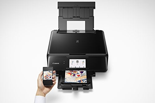 Canon TS8120 Wireless All-In-One Printer with Scanner and Copier: Mobile and Tablet Printing, with Airprint(TM) and Google Cloud Print compatible, Black
