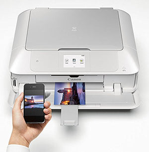 Canon MG7720 Wireless All-In-One Printer with Scanner and Copier: Mobile and Tablet Printing, with Airprint and Google Cloud Print compatible, White