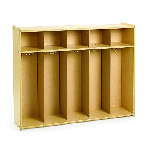 Angeles 5-Section Locker Storage, Birch