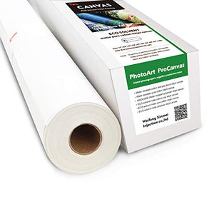Eco-Solvent Matte Pure Cotton Inkjet Canvas (54" x 60'(Pack of 4))