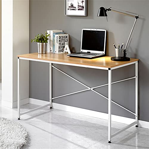 QIAOLI Folding Desk Folding Computer Desk Office Table Modern Simple Work Study Desk Industrial Style PC Laptop Table for Home Office Workstation Computer Desk