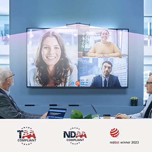 AVerMedia 4K Video Conference Camera with Speakerphone and Autoframing - Zoom Certified - PA511D