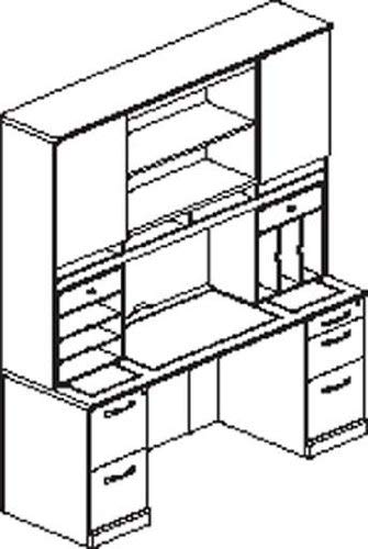 Mayline Sorrento Series Typical #23 Desk