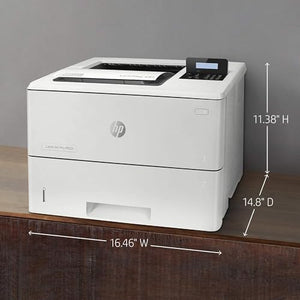 HP Laserjet Pro M501dn Monochrome Laserjet Printer, 2-Sided Printing, 45 ppm, Ethernet/USB, LCD Display, 650-Sheet Bundle