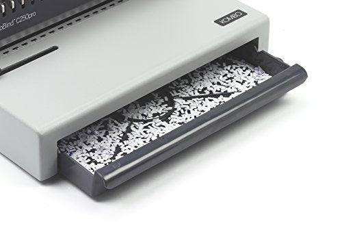 GBC CombBind C250Pro Binding Machine, 20 Sheet Punch, 450 Sheet Binding, A4, Black