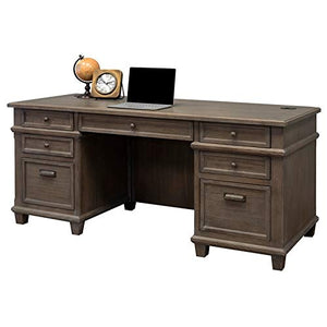 Martin Furniture IMCA720 Carson Desk, 72", Brown